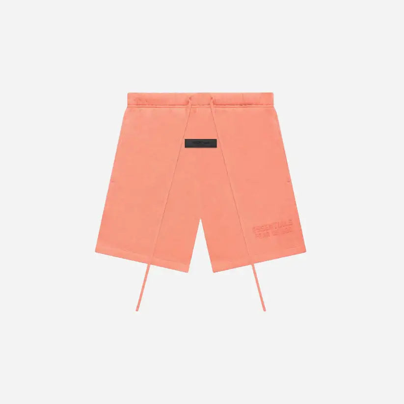 Essentials FEAR OF GOD ESSENTIALS SWEATSHORTS CORAL - Size: S Shorts | Shop From The Mirage