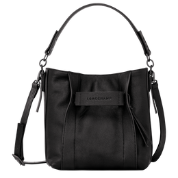 Longchamp 3D S Crossbody bag Black - Leather