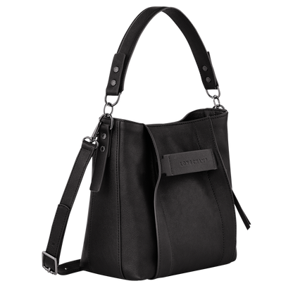 Longchamp 3D S Crossbody bag Black - Leather