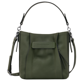 Longchamp 3D S Crossbody bag Khaki - Leather