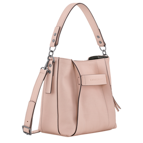 Longchamp 3D S Crossbody bag Petal Pink - Leather