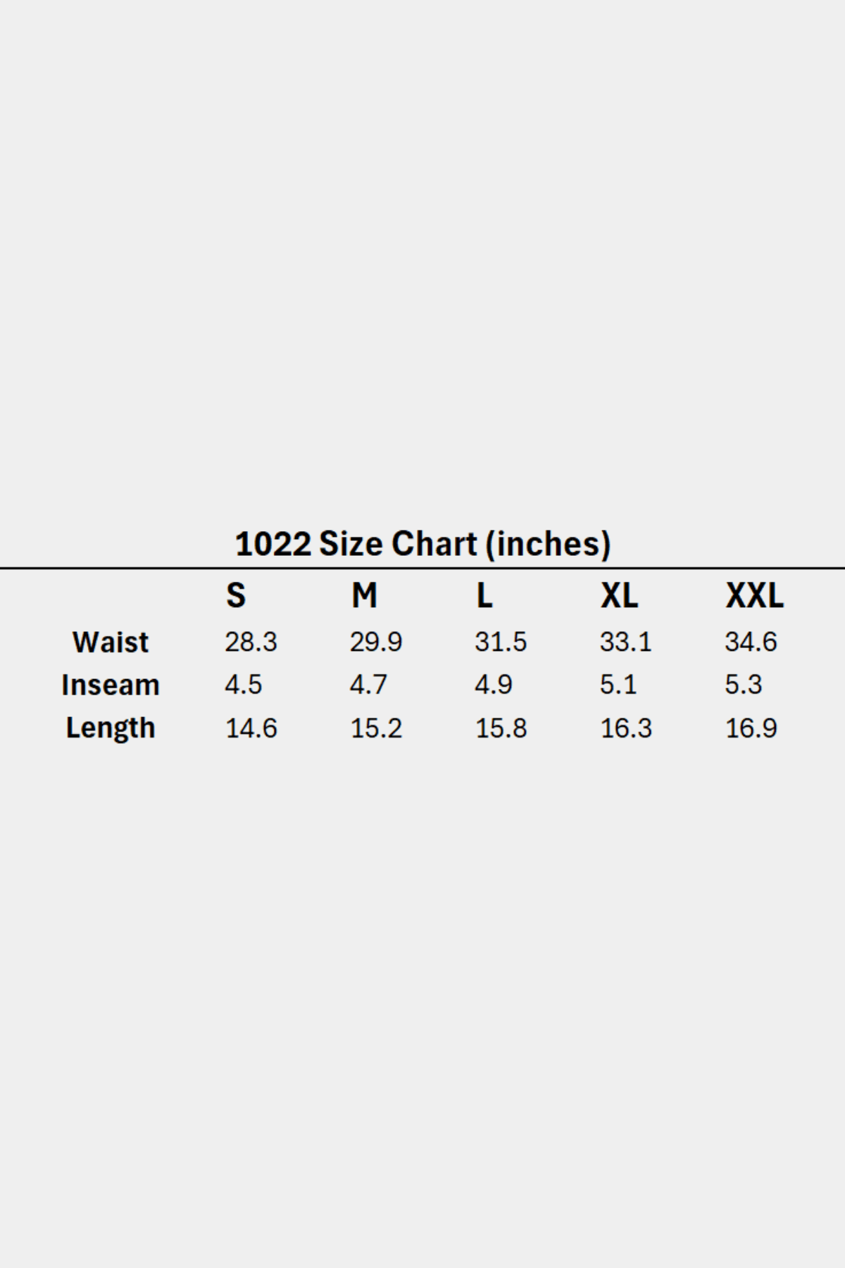 1022 - Staple Shorts 4.5" - August 5th
