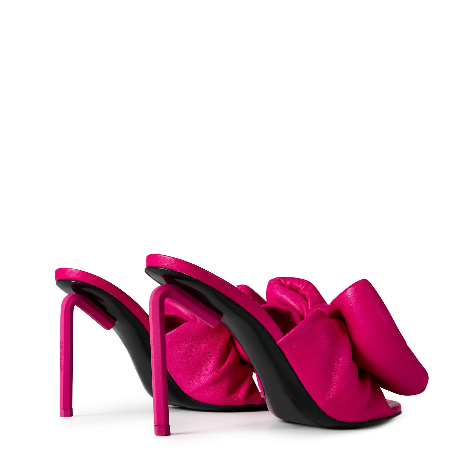Bow 115 Leather Mule Slippers