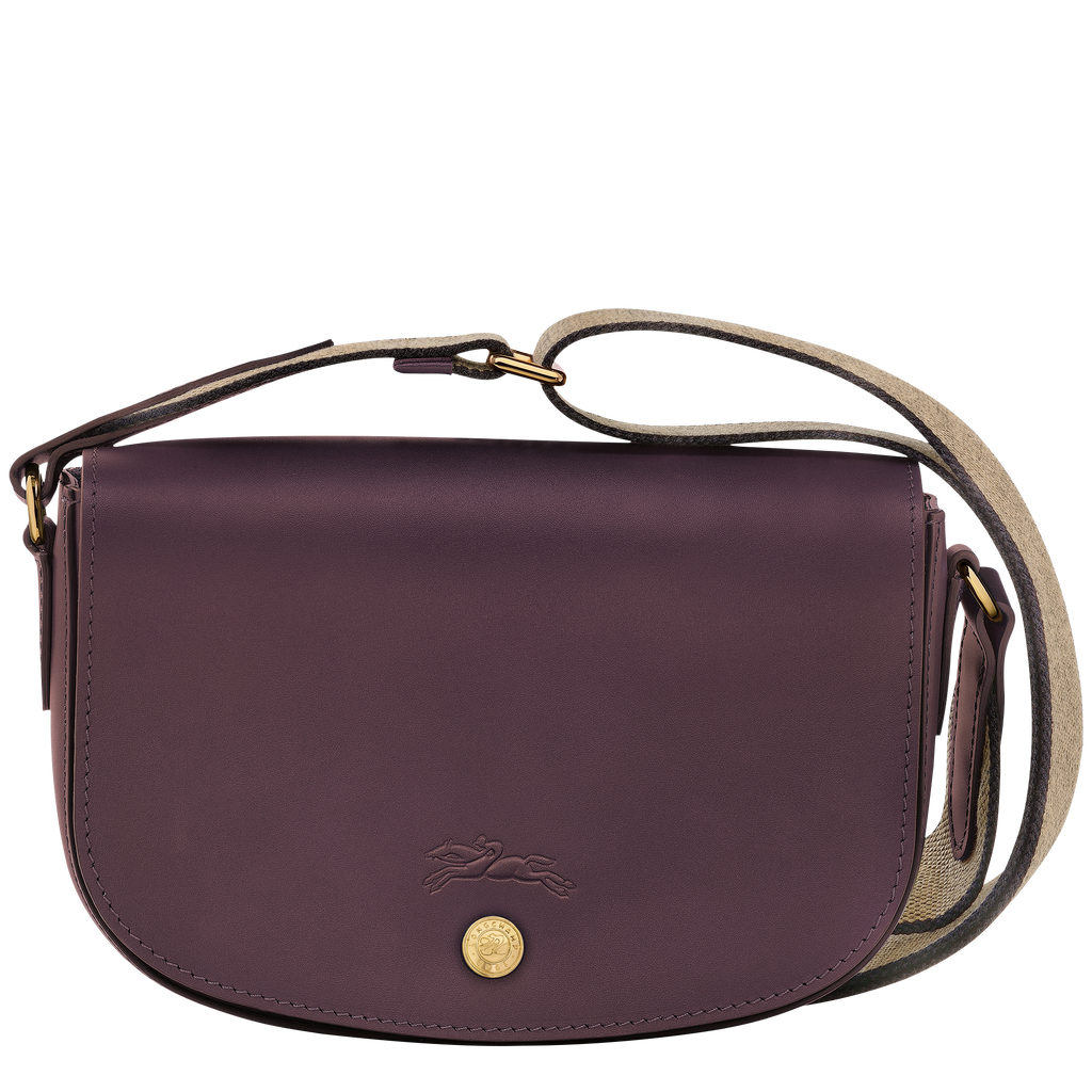 Épure S Crossbody bag Eggplant - Leather