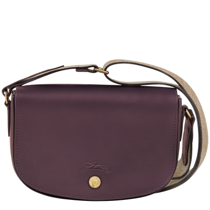 Épure S Crossbody bag Eggplant - Leather