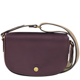 Épure S Crossbody bag Eggplant - Leather