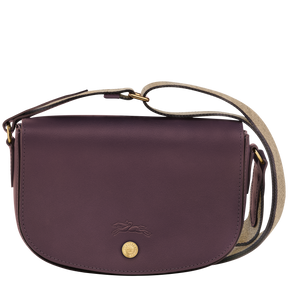 Épure S Crossbody bag Eggplant - Leather