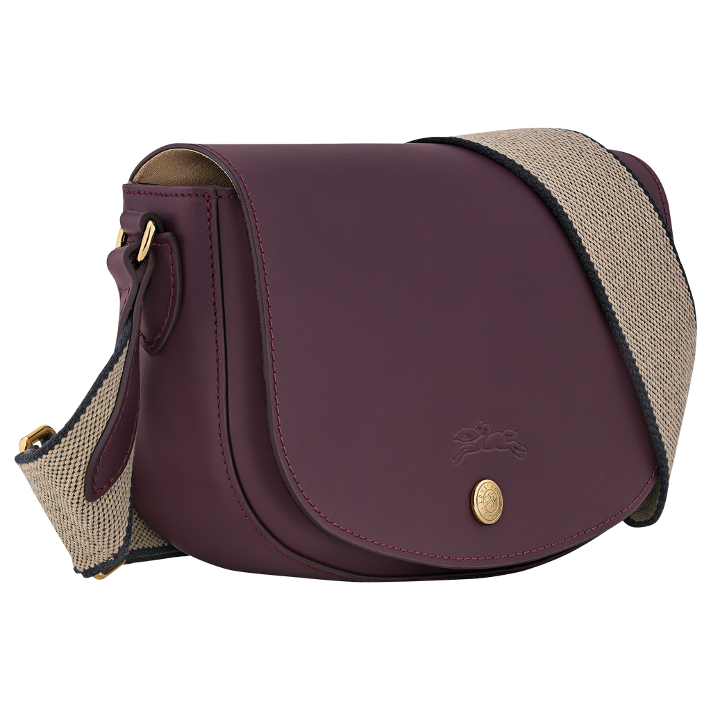 Épure S Crossbody bag Eggplant - Leather