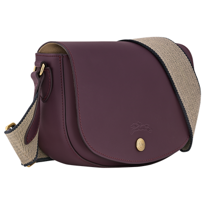 Épure S Crossbody bag Eggplant - Leather