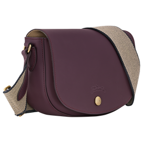 Épure S Crossbody bag Eggplant - Leather