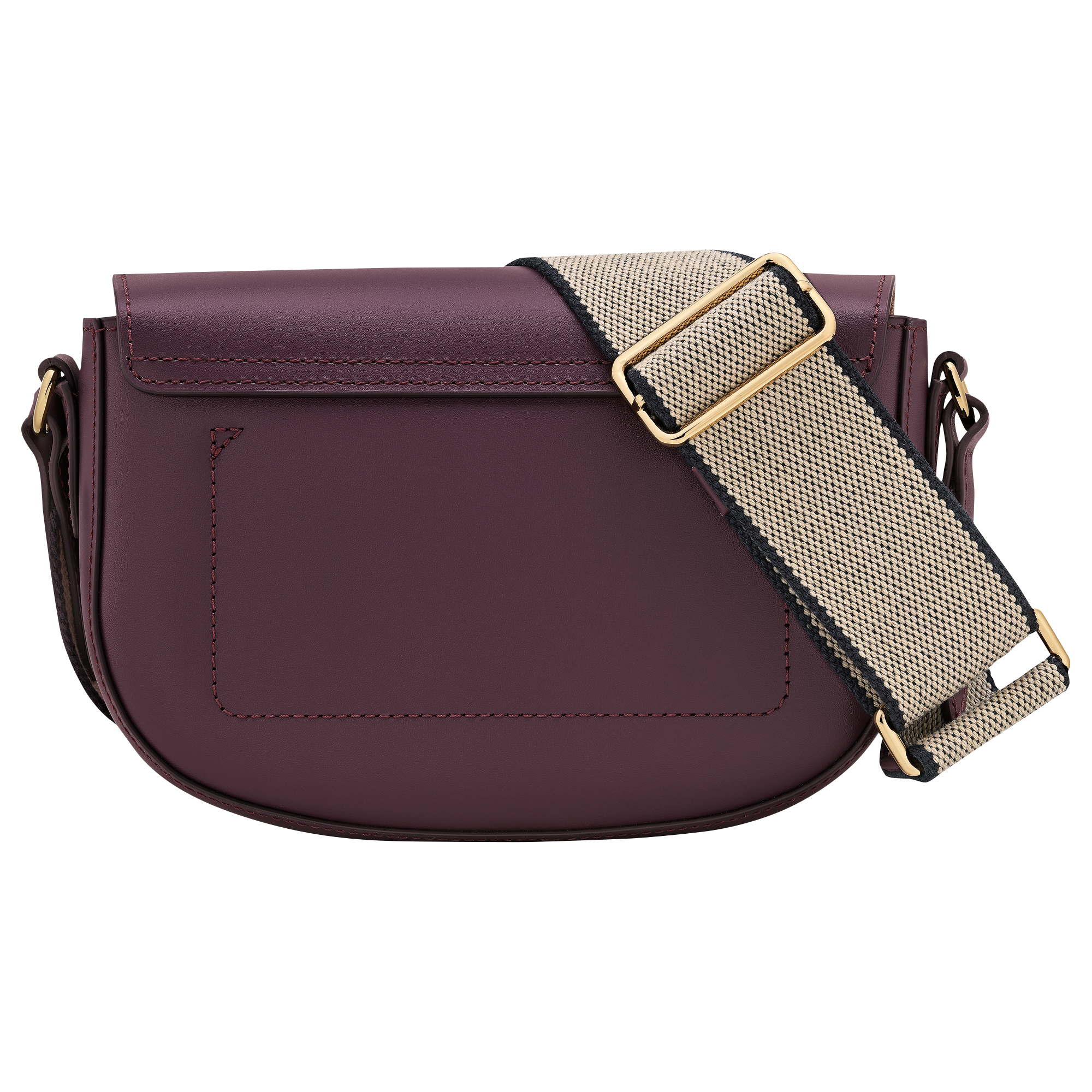 Épure S Crossbody bag Eggplant - Leather