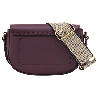 Épure S Crossbody bag Eggplant - Leather