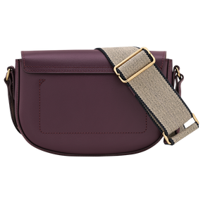 Épure S Crossbody bag Eggplant - Leather