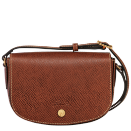 Épure S Crossbody bag Brown - Leather
