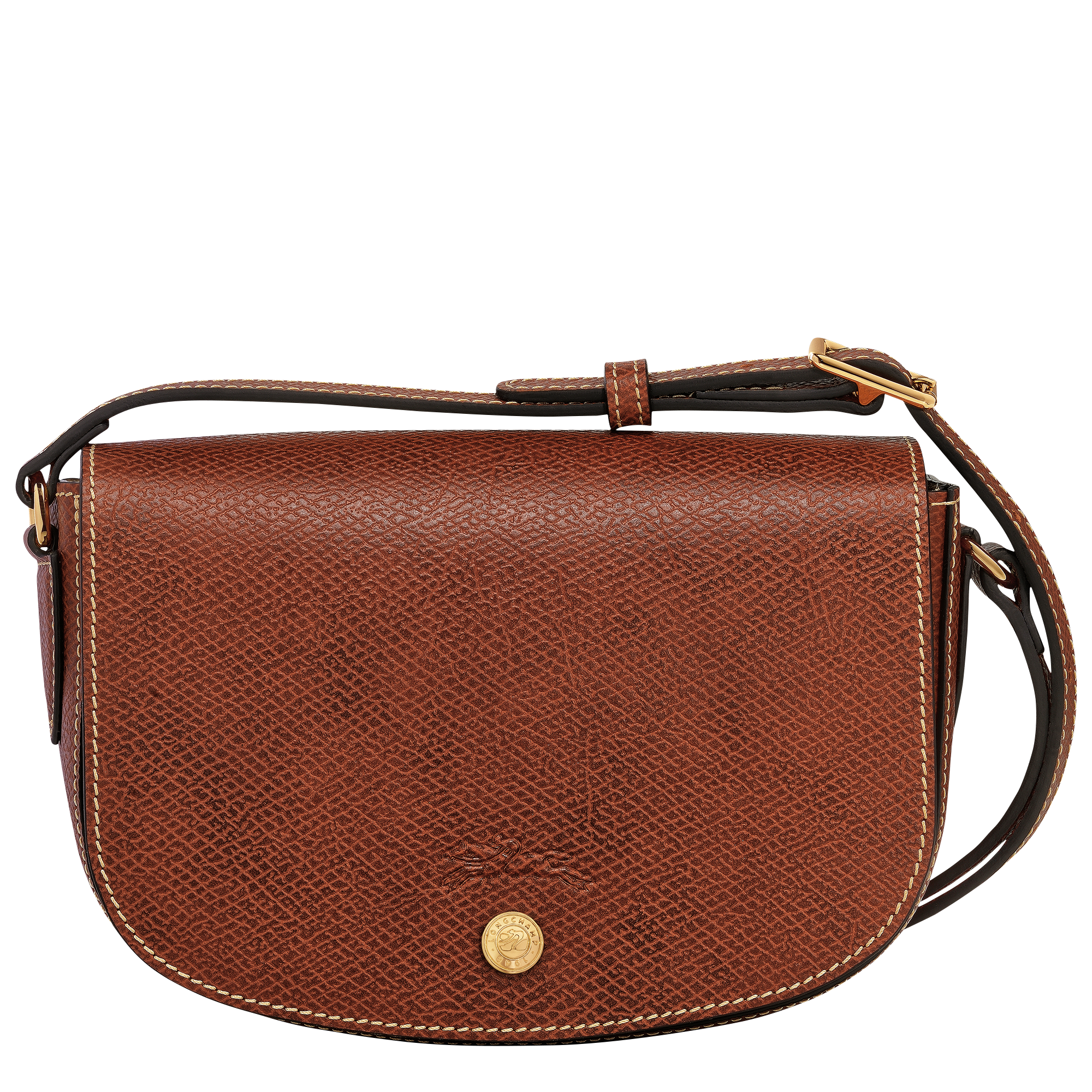 Épure S Crossbody bag Brown - Leather