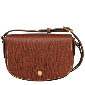Épure S Crossbody bag Brown - Leather