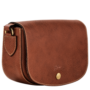 Épure S Crossbody bag Brown - Leather