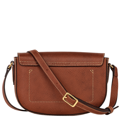 Épure S Crossbody bag Brown - Leather