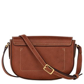 Épure S Crossbody bag Brown - Leather