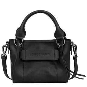 Longchamp 3D XS Handbag Black - Leather