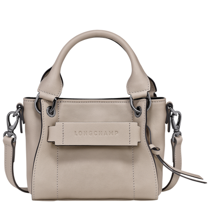 Longchamp 3D XS Handbag Clay - Leather