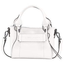 Longchamp 3D XS Handbag White - Leather