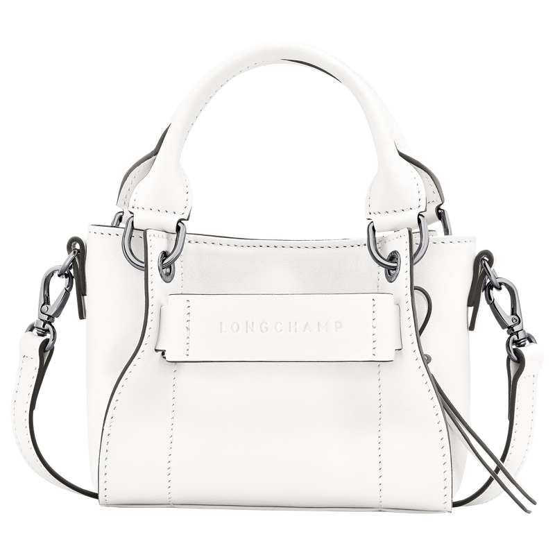 Longchamp 3D XS Handbag White - Leather