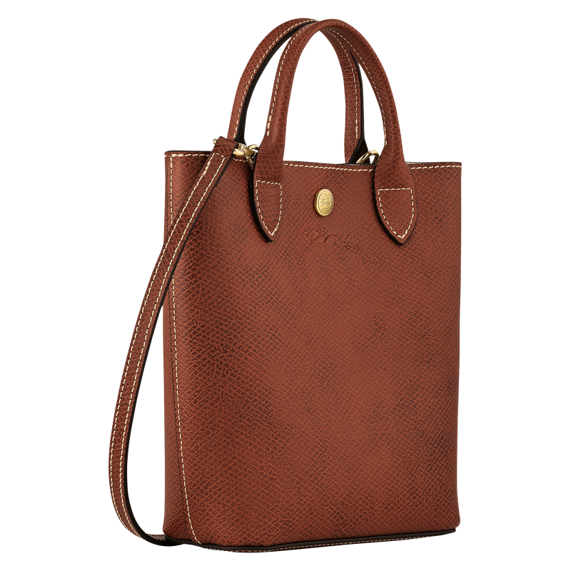 Épure XS Tote bag Brown - Leather