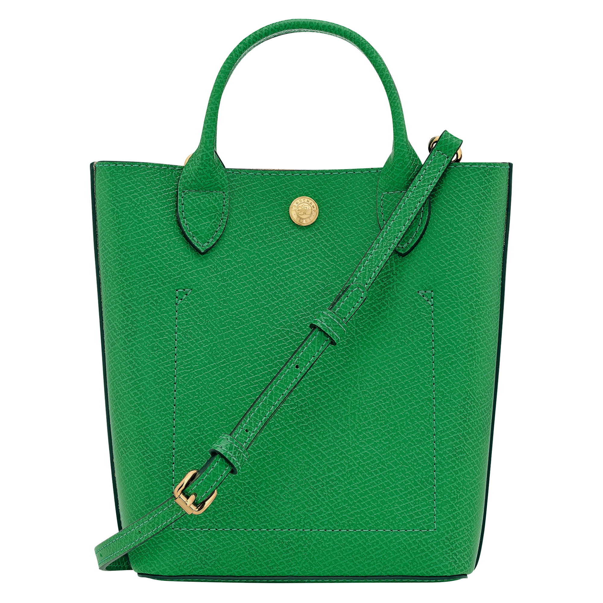 Épure XS Tote bag Green - Leather
