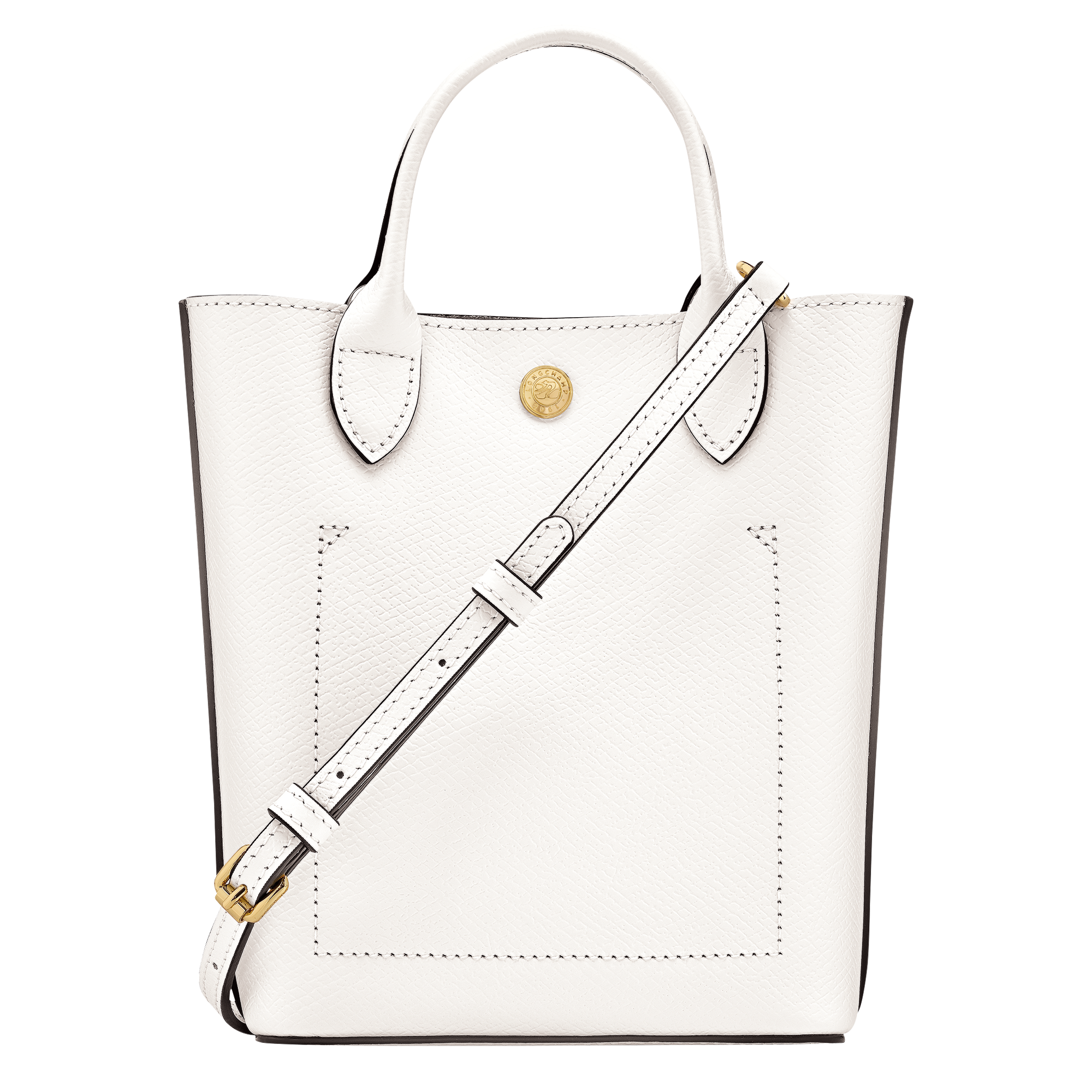 Épure XS Tote bag White - Leather