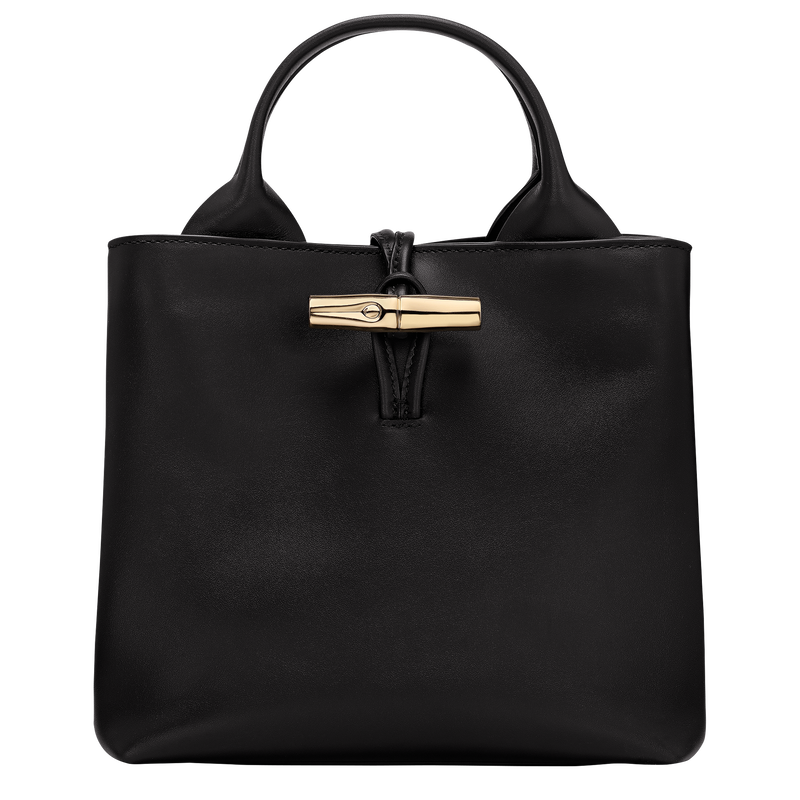 Le Roseau S Handbag Black - Leather