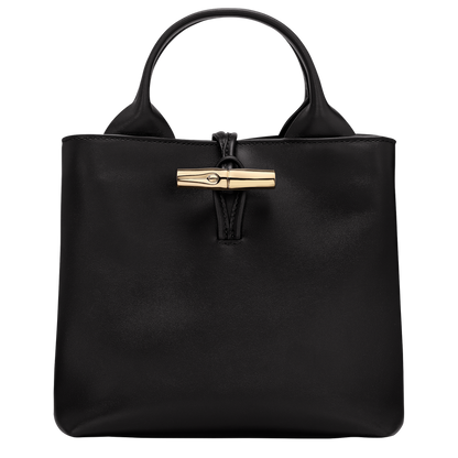 Le Roseau S Handbag Black - Leather