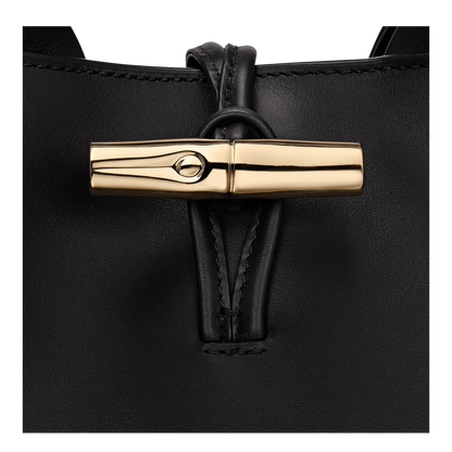 Le Roseau S Handbag Black - Leather