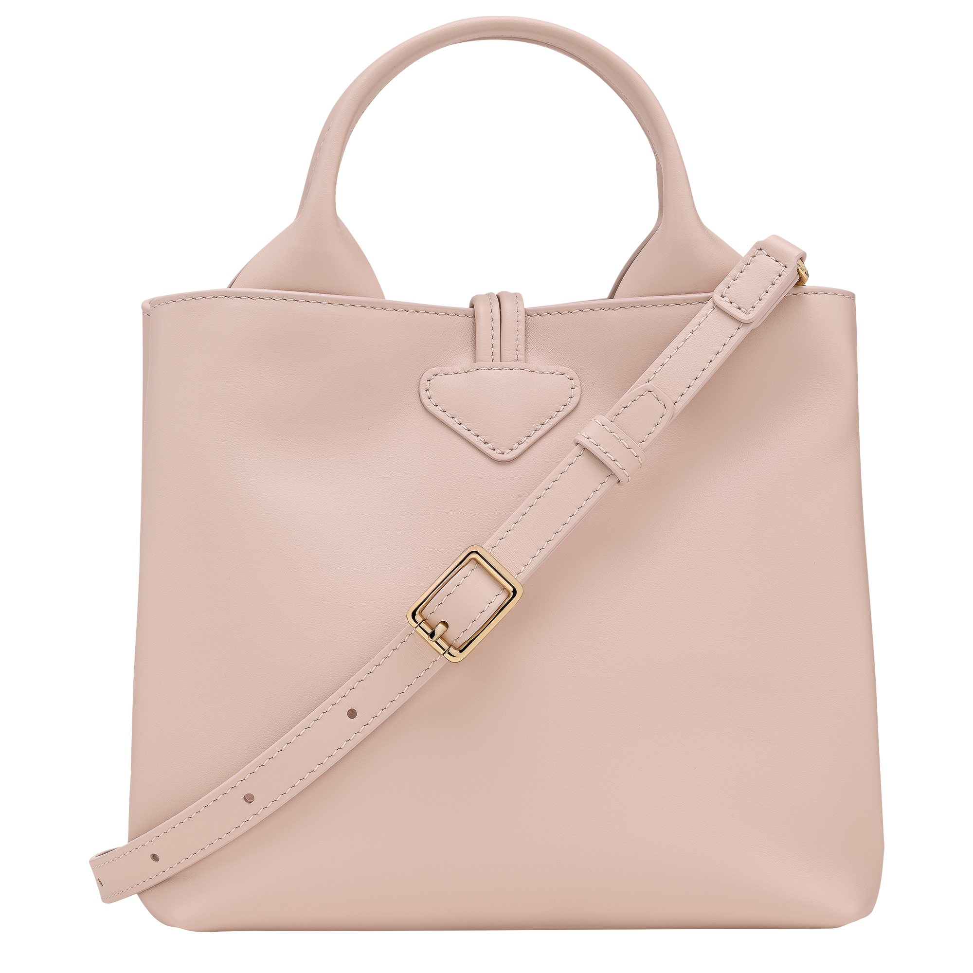 Le Roseau S Handbag Petal Pink - Leather