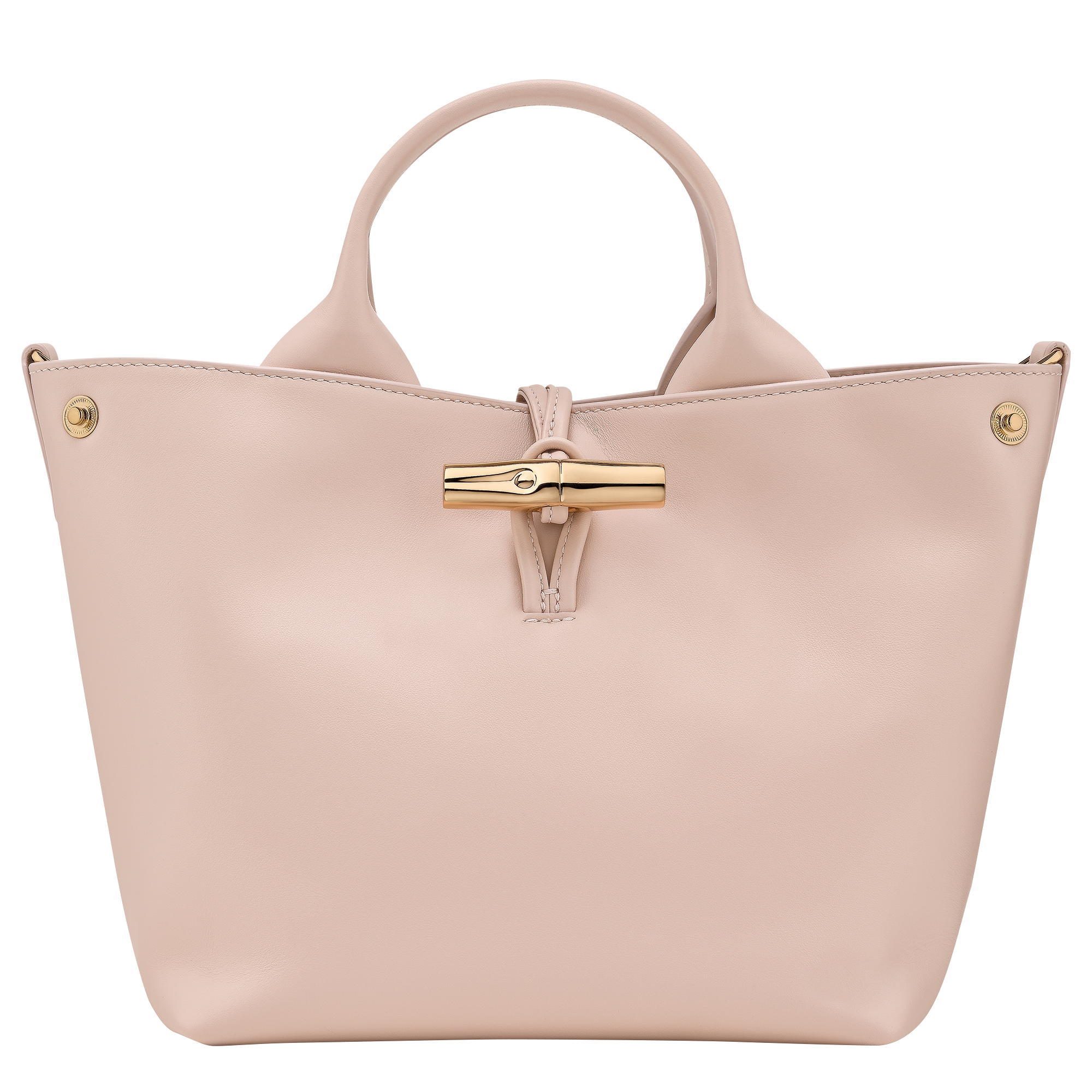 Le Roseau S Handbag Petal Pink - Leather