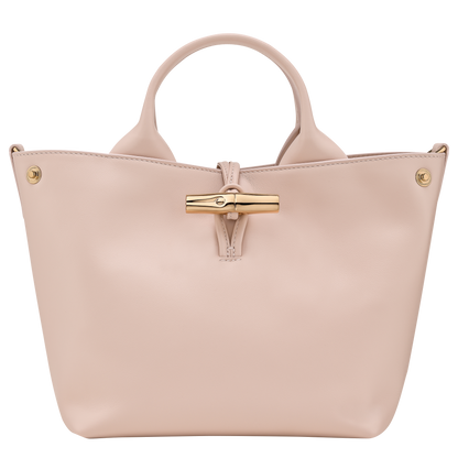 Le Roseau S Handbag Petal Pink - Leather
