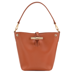 Le Roseau XS Bucket bag Bark - Leather
