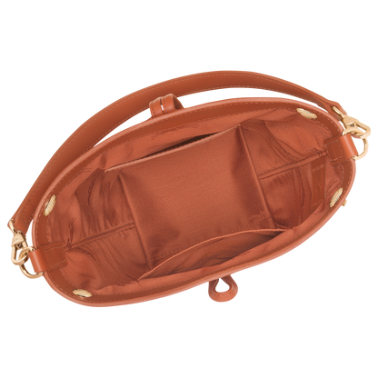 Le Roseau XS Bucket bag Bark - Leather