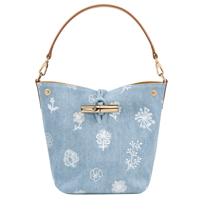 Le Roseau XS Bucket bag Sky Blue - Canvas