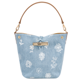 Le Roseau XS Bucket bag Sky Blue - Canvas