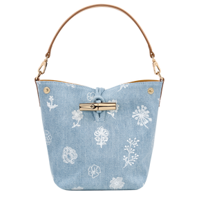 Le Roseau XS Bucket bag Sky Blue - Canvas