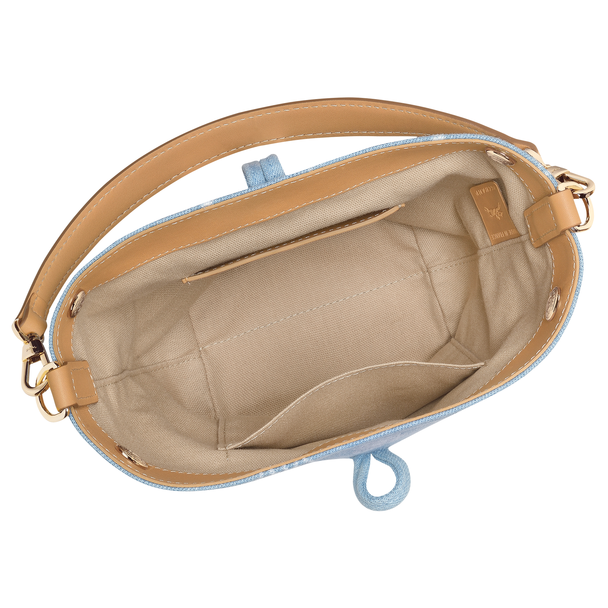 Le Roseau XS Bucket bag Sky Blue - Canvas