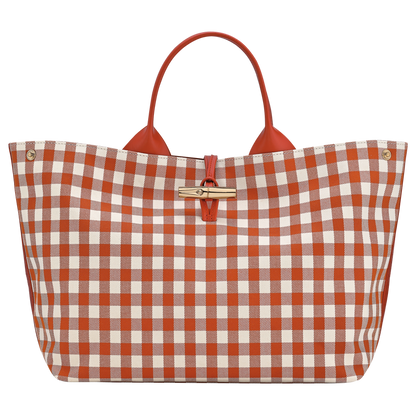 Le Roseau L Handbag Bark - Canvas