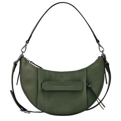 Longchamp 3D S Crossbody bag Khaki - Leather