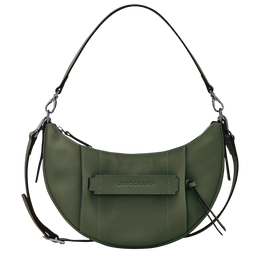 Longchamp 3D S Crossbody bag Khaki - Leather