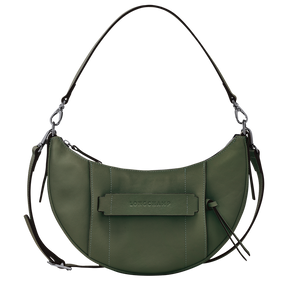 Longchamp 3D S Crossbody bag Khaki - Leather