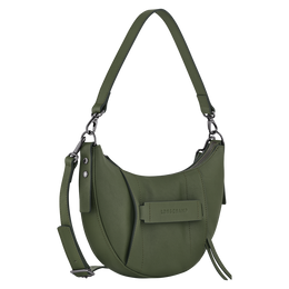 Longchamp 3D S Crossbody bag Khaki - Leather