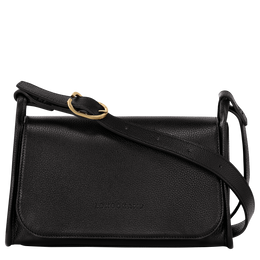 Le Foulonné M Crossbody bag Black - Leather