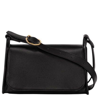 Le Foulonné M Crossbody bag Black - Leather