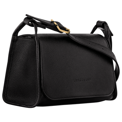 Le Foulonné M Crossbody bag Black - Leather